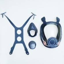 MK 85 защитная маска полнолицевая / противогаз в комплекте с угольными фильтрами A1