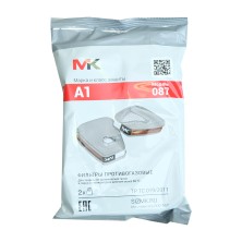 MK 087-6051 Фильтр для маски класс А1 противогазовый угольный, 2 шт